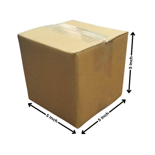 Corrugated Box 5x5x5 Inches – Compact, Strong & Eco-Friendly